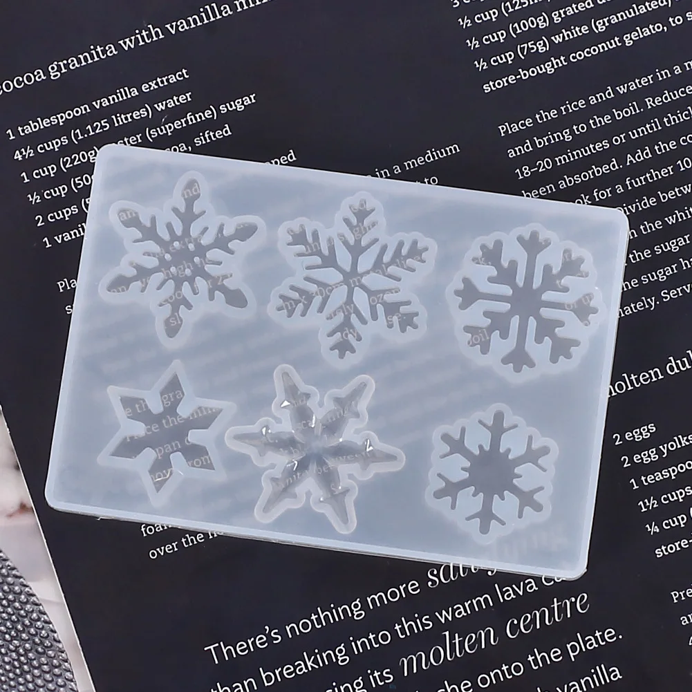 Рождественская подвеска Кристалл эпоксидная смола зеркальная форма Сделай Сам