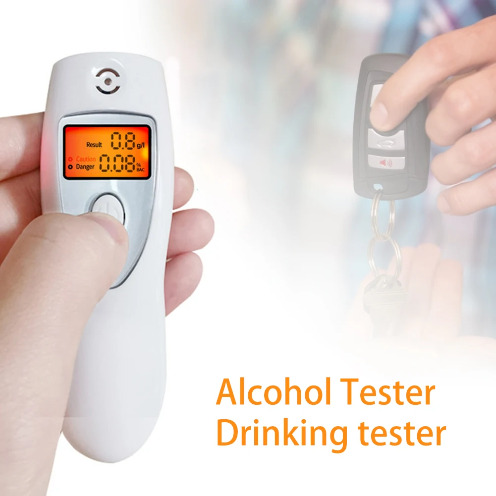

LCD Digital Breath Alcohol Analyser Breathalyzer Tester Inhaler Alcoholmeters Breathalyzer Detector Inhaler Alcohol Meter