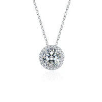 real natural zircon gemstone pendant s925 sterling silver color necklace collares mujer naszyjnik collares silver 925 women