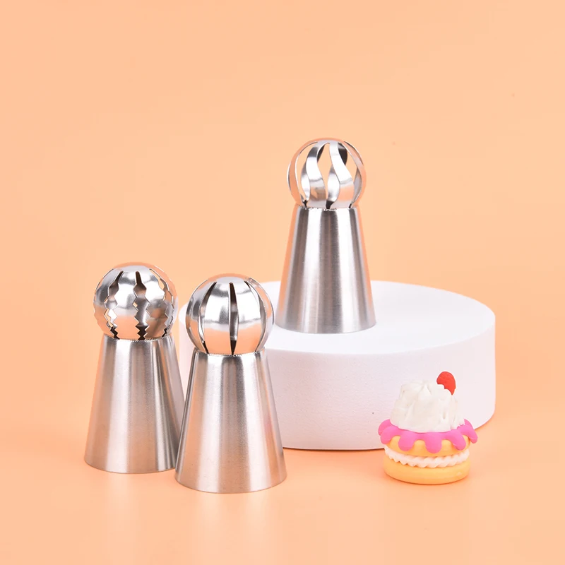 

3 шт./компл. Сферический шар из нержавеющей стали, цветок, цветочное оформление