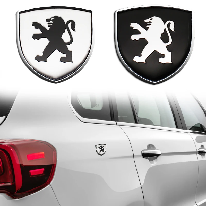 

Car Styling 3D Metal Emblem Badge Sticker Decals For Peugeot 308 307 206 207 3008 406 407 408 508 4008 5008 107 Auto Accessories