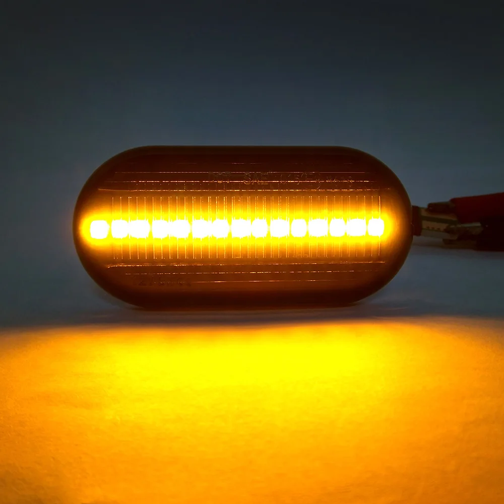 2 шт. светодиодный желтый течет маркер указатель поворота светильник 12V для Nissan