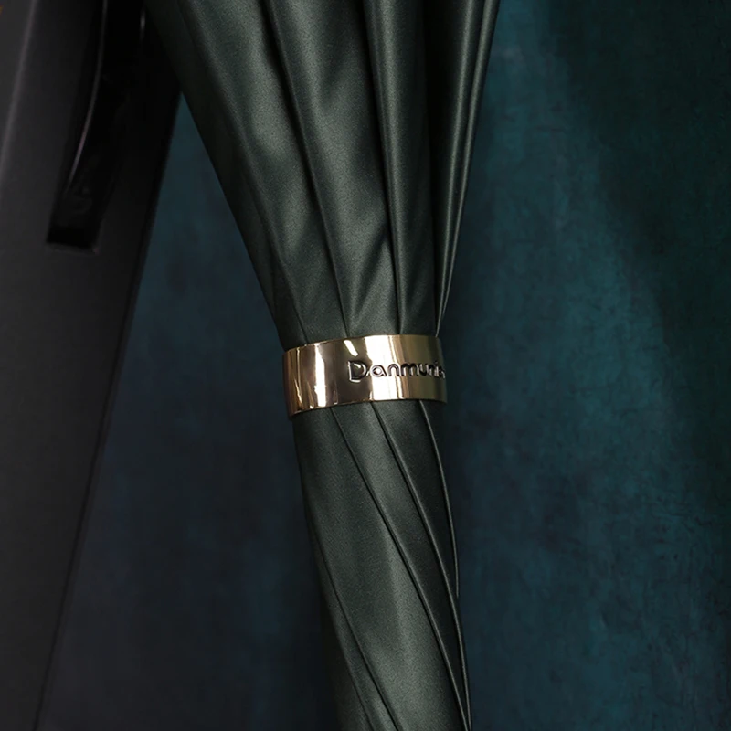 Зонт с длинной ручкой однотонные креативные женские зонты светильник легкие