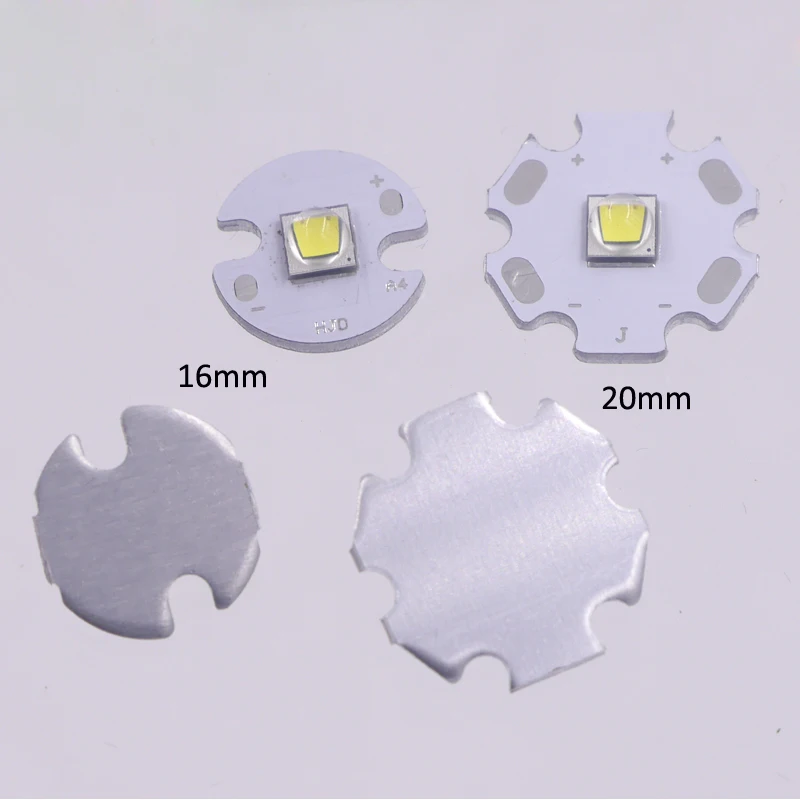 Cree XLamp XM-L2 U3 10 Вт Высокая мощность белый светодиодный излучатель лампы с 16 мм радиатор медное основание фонарик моддинг и diy запчасти