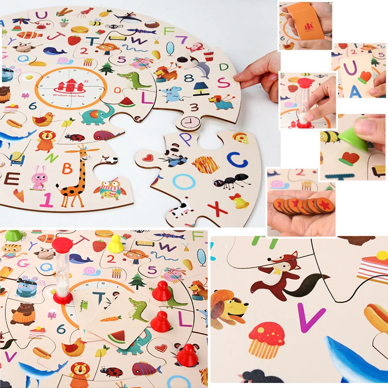 Развивающая интерактивная игра для родителей и детей настольная головоломка