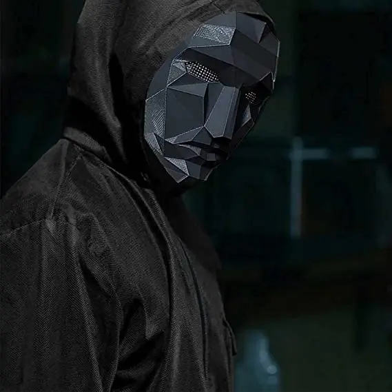 2021 Hot South Korea Squid Game Masked Man Mask Cosplay Accessories Halloween Masquerade Props | Дом и сад