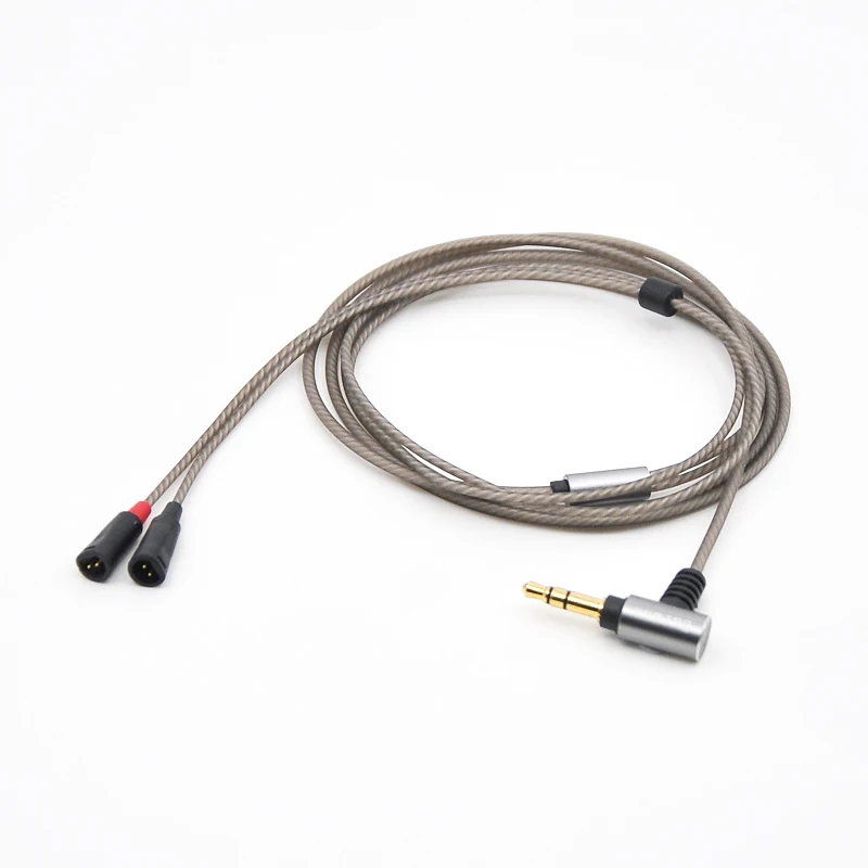 Новый! Посеребренный аудиокабель для наушников Sennheiser IE80S IE 80 S|Аксессуары