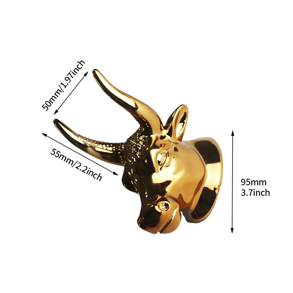 Storage Home Protective Support Art Bull Head Guitar Holder Hook Stand Bass Ukulele Wall Mounted Accessories Decorative Rack |