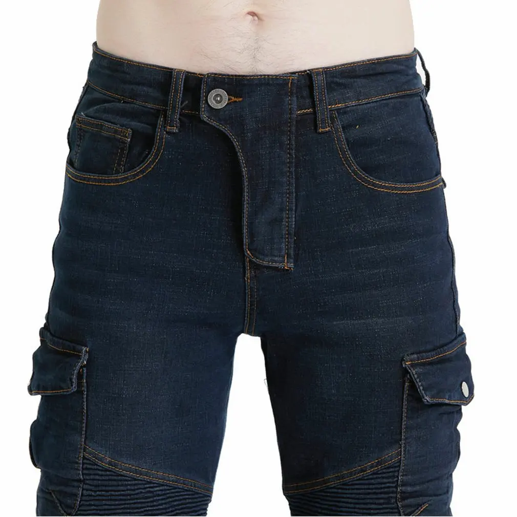 

Anti-fall Riding Motorcycle Pants With Protective Gear Off-road Racing Jeans Waterproof Denim Cloth Jeans