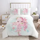 Комплект постельного белья для детей, с изображением осьминога