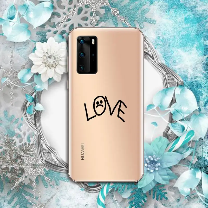 

American rapper singer Lil Peep Phone Case Transparent for Huawei P honor 8 10i 20 30 40 smart 2019