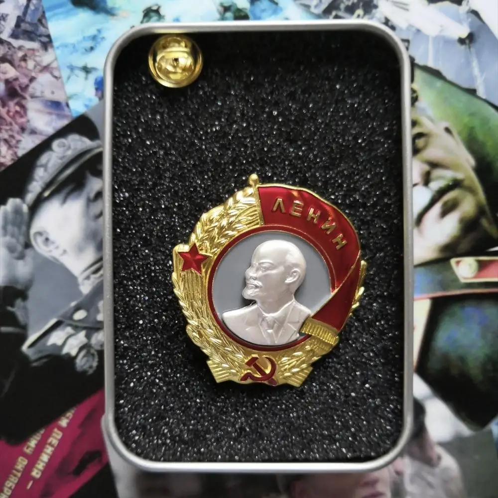 Высококачественный орден СССР Ленина перед Советским Союзом военная медаль