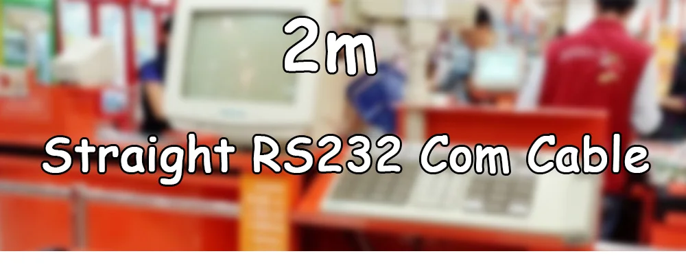 5 шт. сканер штрих-кодов 2 м прямой RS232 Com Кабель для Datalogic D100 D130 GD4130 GD4400 2130 бар сканер для считывания штрих-кода