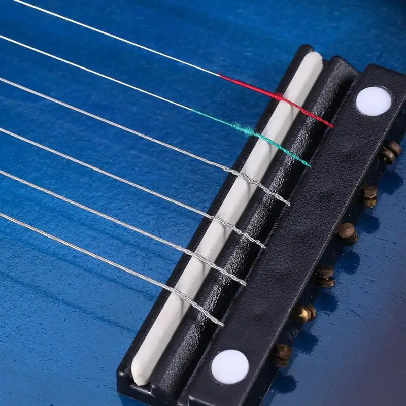 Портативная акустическая мини гитара укулеле 21 дюйма 6 струн яркая для детей