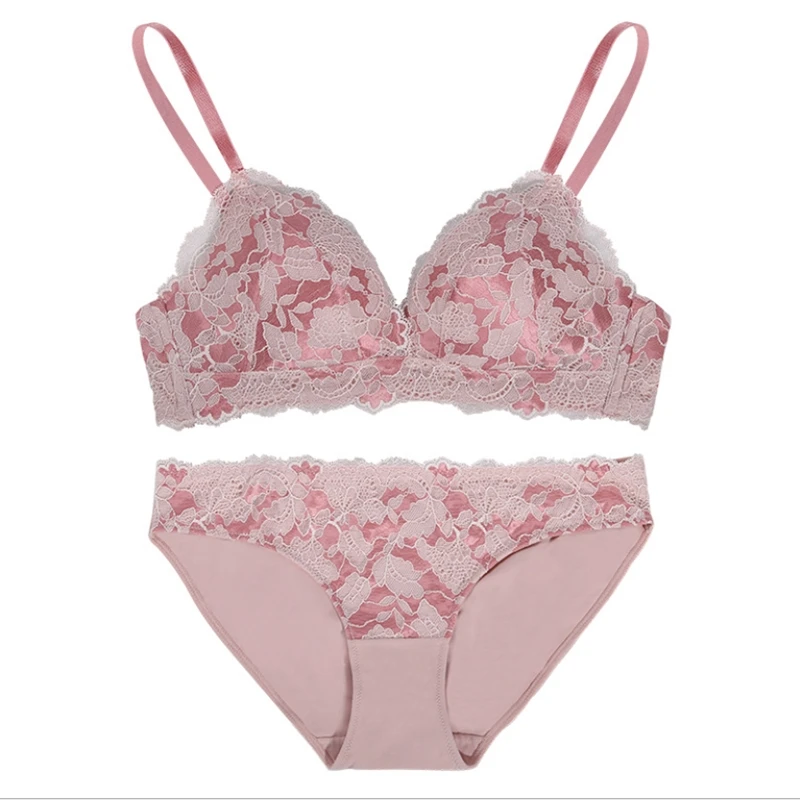 Мисс Zia кружева нижнего белья бюстгальтер и трусики нижнее бельё для девочек Для