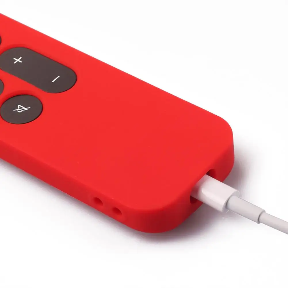 

Silicone Cover For Apple TV Siri Remote (2nd Gen) 2021 Remote Controlcontrol Protective Case For TV 4K Siri Remote Skin Sleeve