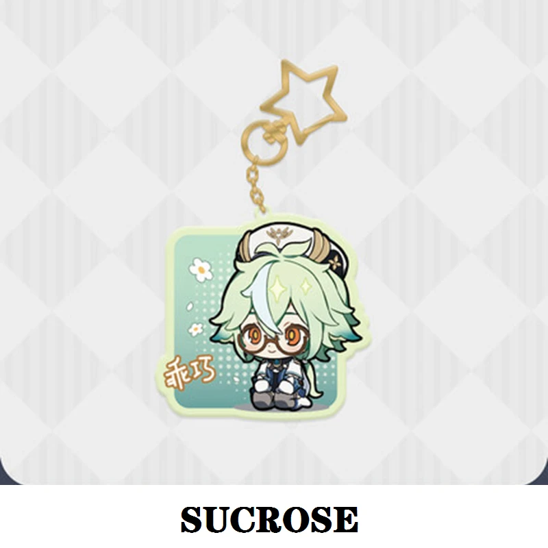 Новинка 2021 официальная стильная продукция брелок для косплея Genshin Impact аниме