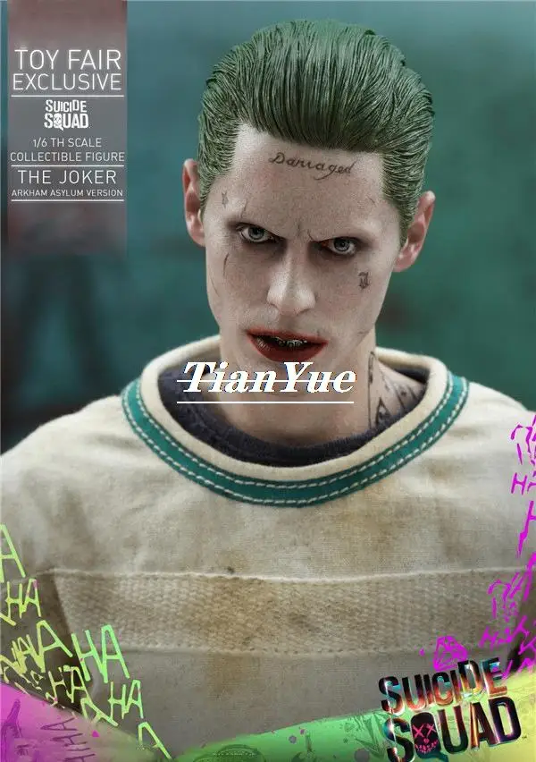 

HC The Joker Forrest Gump Asylum Crazy Toy Suicide Squad Articulated Boxed 1/6 Action Figure Decoration Birthday Gift 30cm