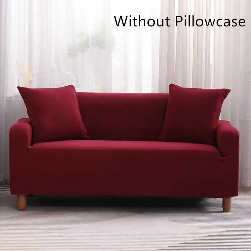 Sofa Cover Color 6 2 шт. угловой l-образный диван-чехол для гостиной, универсальный эластичный чехол для дивана, секционный шезлонг, диванные чехлы, стрейч - Цвет: Sofa Cover Color 6