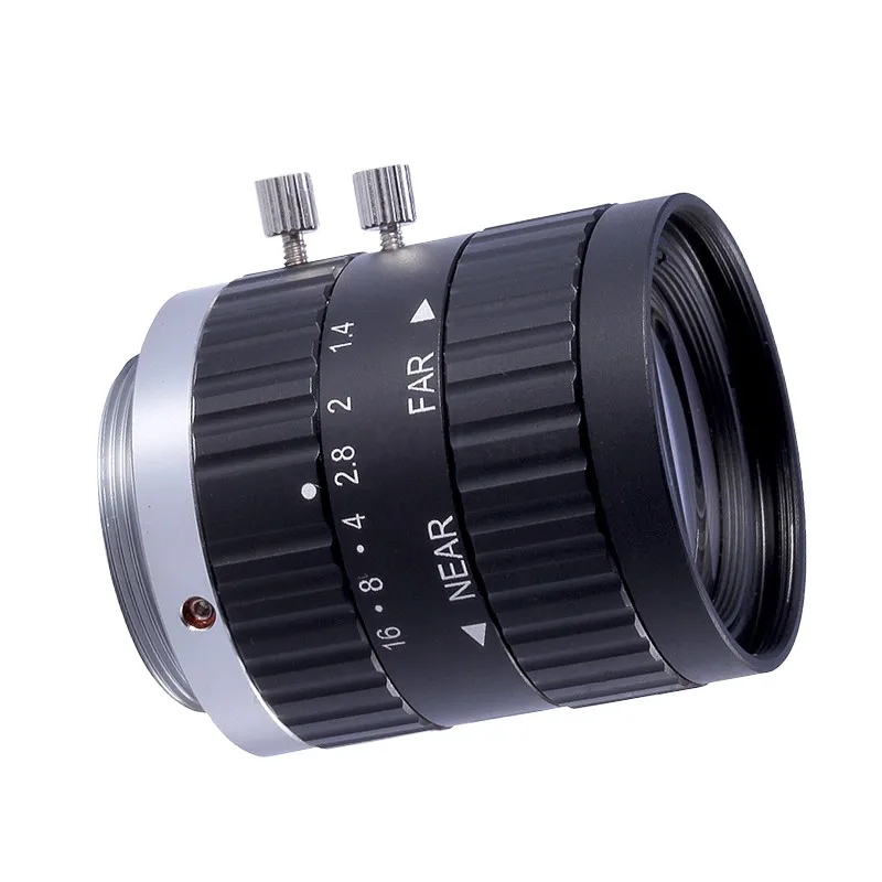5MP объектив fa C Mount 12 мм 2/" машинное видение объективы с фиксированным фокусным расстоянием промышленная камера ручной Радужный объектив
