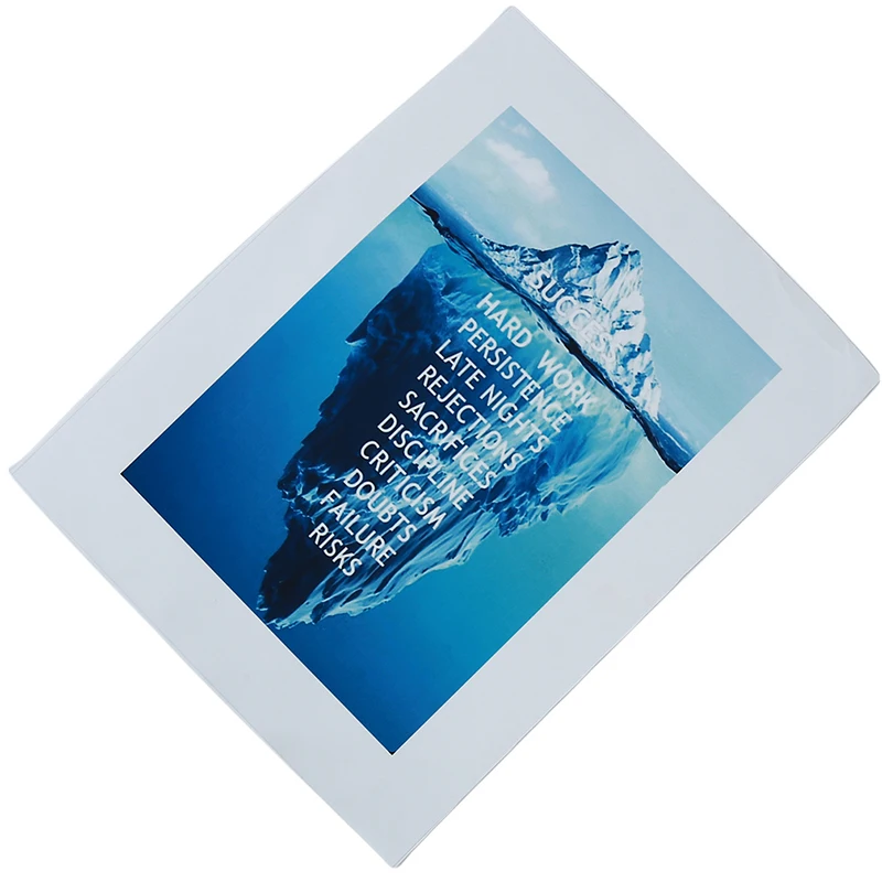 Айсберг уголок подводный успех вдохновение Цитата Нетканая ткань живопись лед