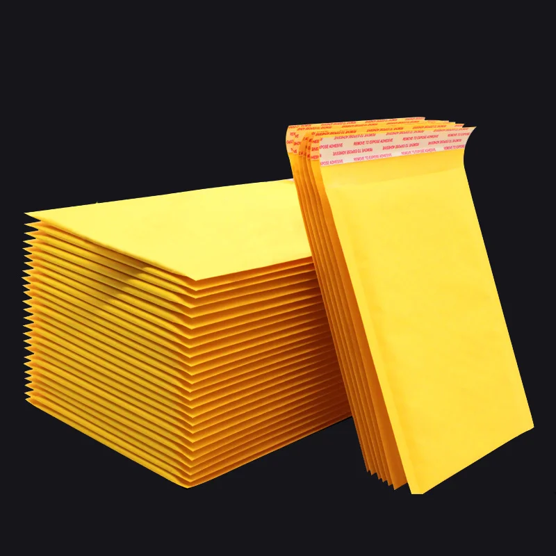 

50 PCS/Lot Kraft Paper Bubble Envelopes Bags Mailers Padded Shipping Envelope With Bubble Mailing Bag Various sizes
