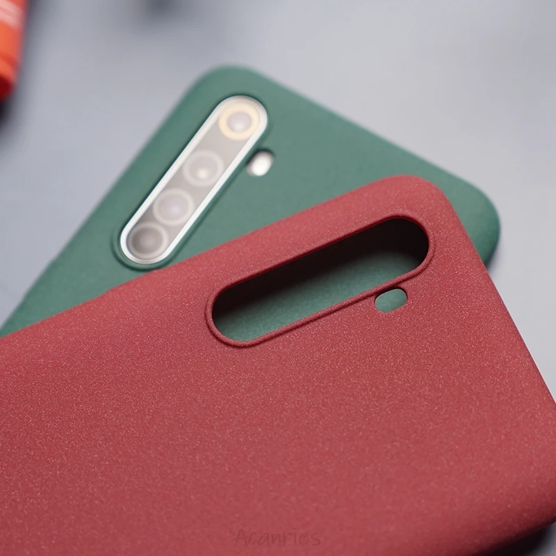 sandstone thin matte phone case for oppo realme 7 6 5 8 pro c3 xt find x2 lite x50 x7 pro soft back cover cases on real me 7 5g free global shipping