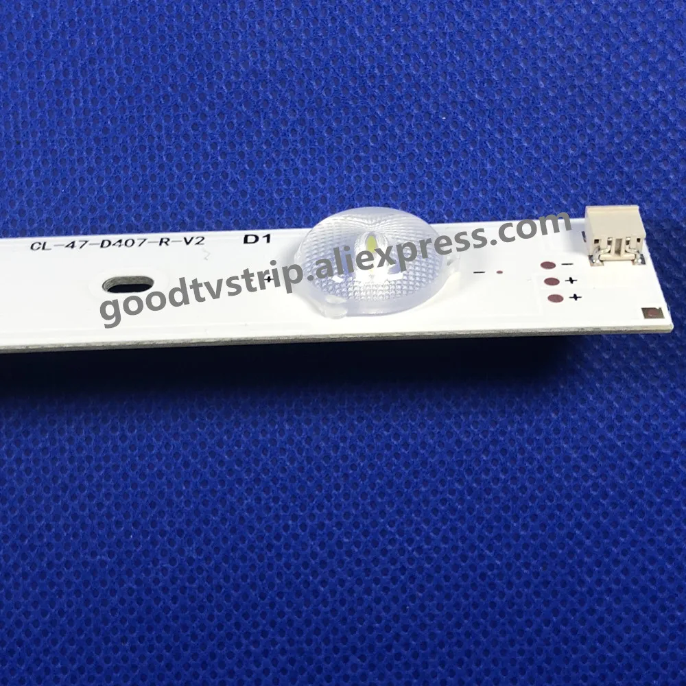 Светодиодная лента-подсветка (8) для Phi lips CL-47-D407-R-V2 CL-47-D407-L-V2 Замена CL-47-D407-R-V4