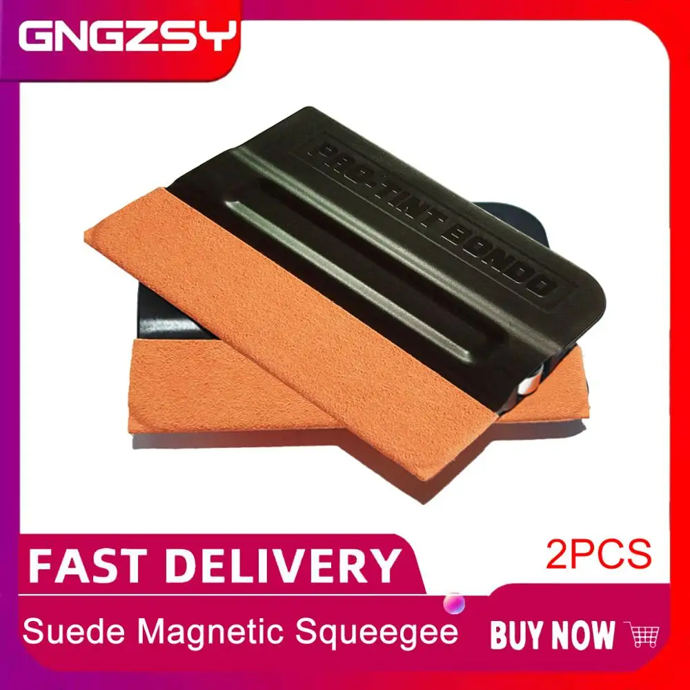 2 шт. магнитный держатель скребок с замшевой фетровой 3d оболочкой из углеродного