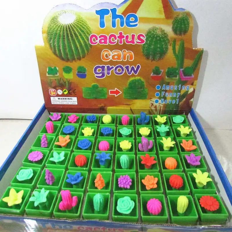 

Suction cactus bubble water expansion plants grow prickly pears simulation novel stalls selling toys for children