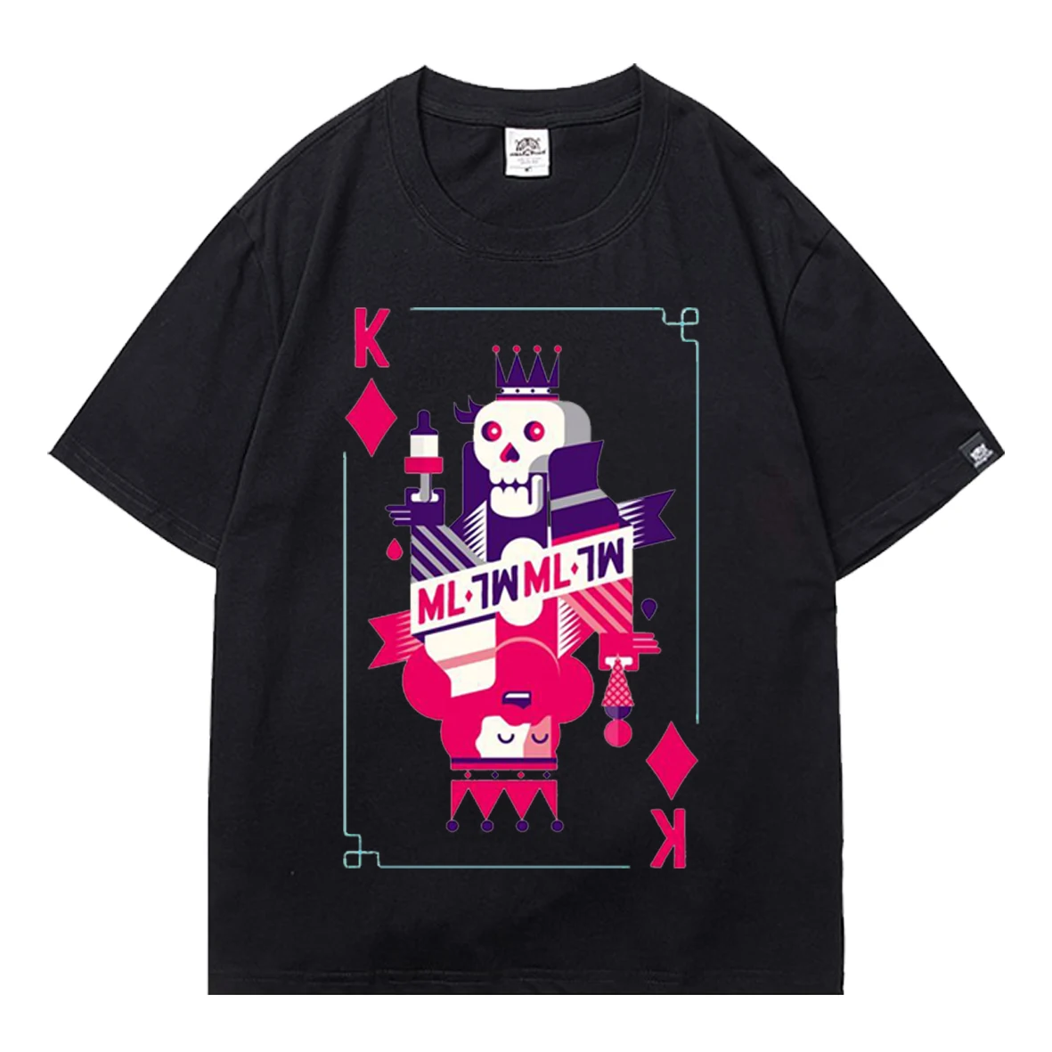 

Hot Mysteryland Party Women's T-shirt Y2k Harajuku Loose E Girl Oversized T Shirt Summer Short Sleeve Street Female T-shirts Top
