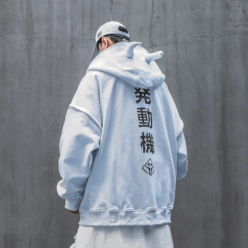 11 BYBB'S DARK Techwear Harajuku Hoodie Men 2021 Removable Sleeves Pullover Hip Hop Streetwear Hoodies Sweatshirts WB072