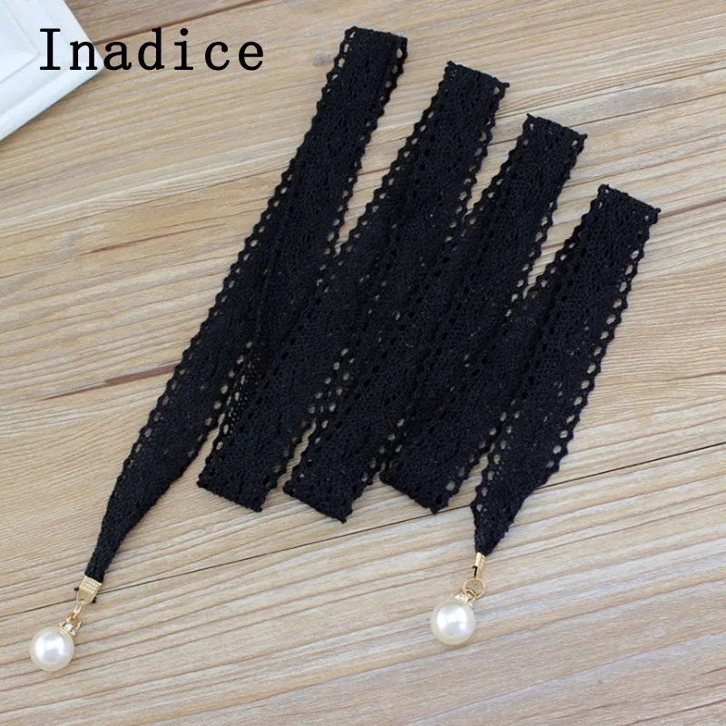 Inadice модное простое дамское платье тонкая завязанная Талия веревка кружевная