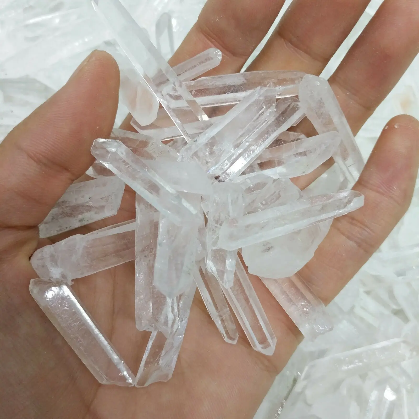 

100g Natural Clear Quartz Crystal Points Terminated Wand Specimen Reiki Healing Stones And Minerals Reiki Energy Gifts