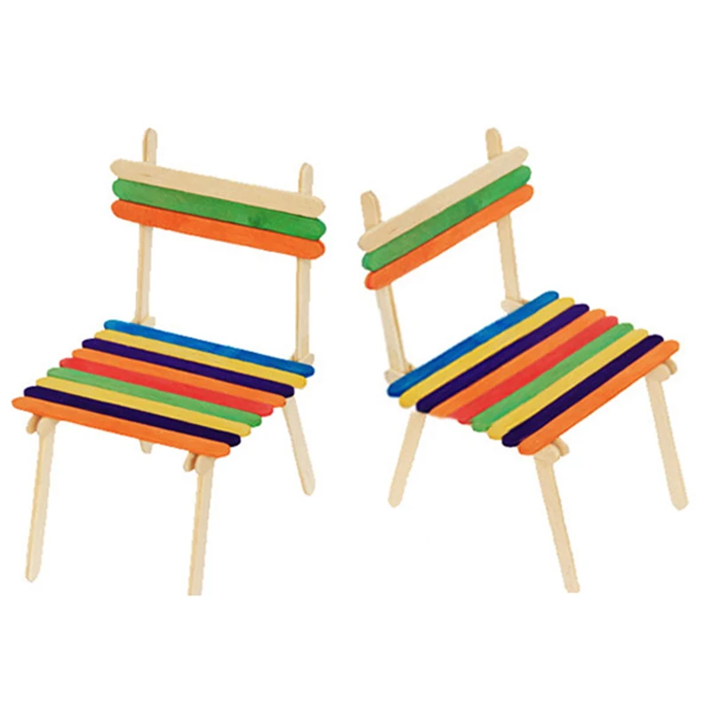 50 шт. держатель для торта с мороженым деревянные палочки красочные детские