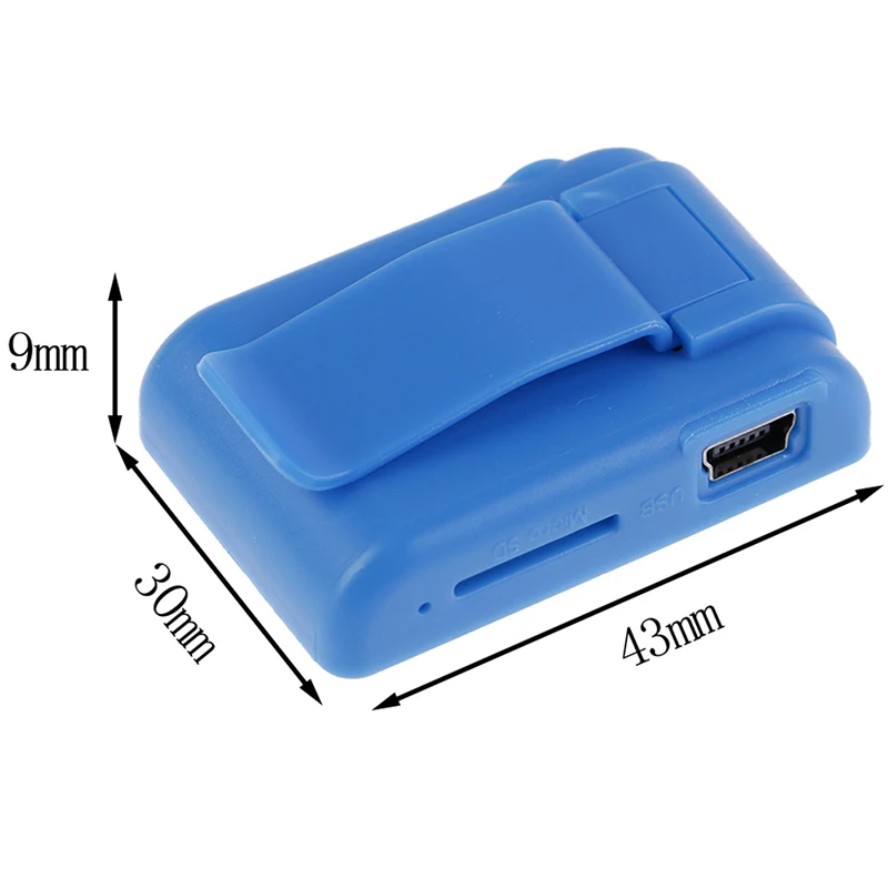 1 шт. портативный мини клип цветочный узор MP3 плеер музыкальный медиа Поддержка