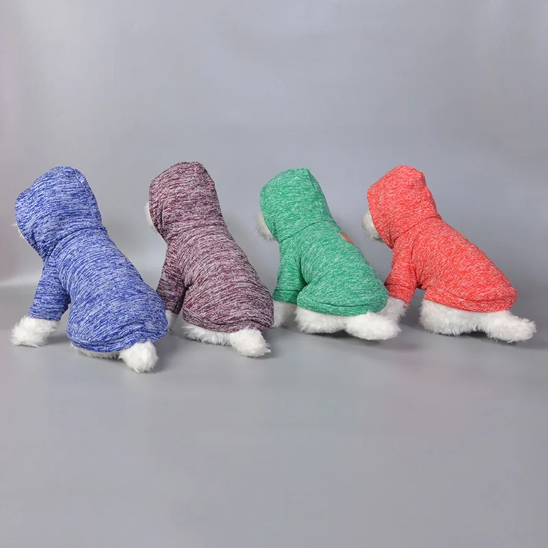 Одежда для собак маленьких мягкие худи домашних одежда зимняя чихуахуа