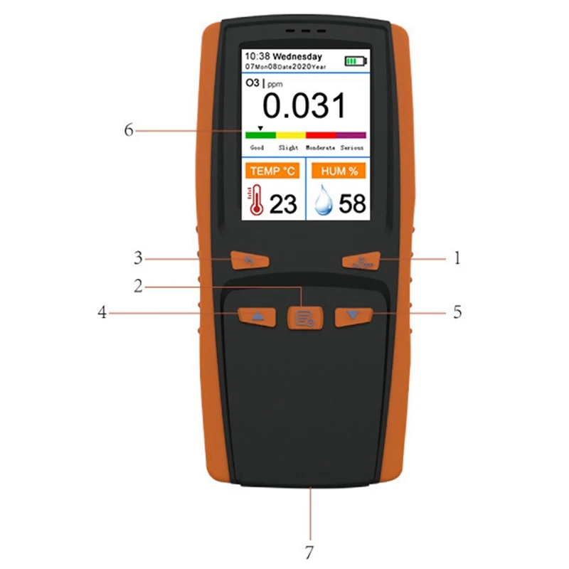 Озоновый анализатор O3 детектор озона и газа интеллектуальный датчик ручной