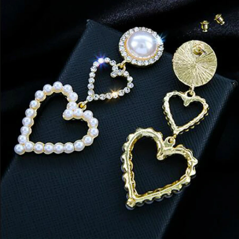 2 шт./компл. Классические женские серьги в форме сердца хорошие украшения