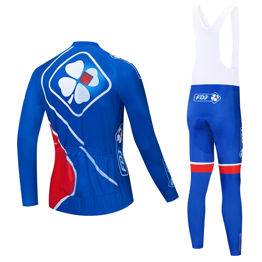 

2020 Long Sleeve Cycling Clothes Set team outdoor Jersey Men bike suit Breathable Sportswear MTB clothing paded