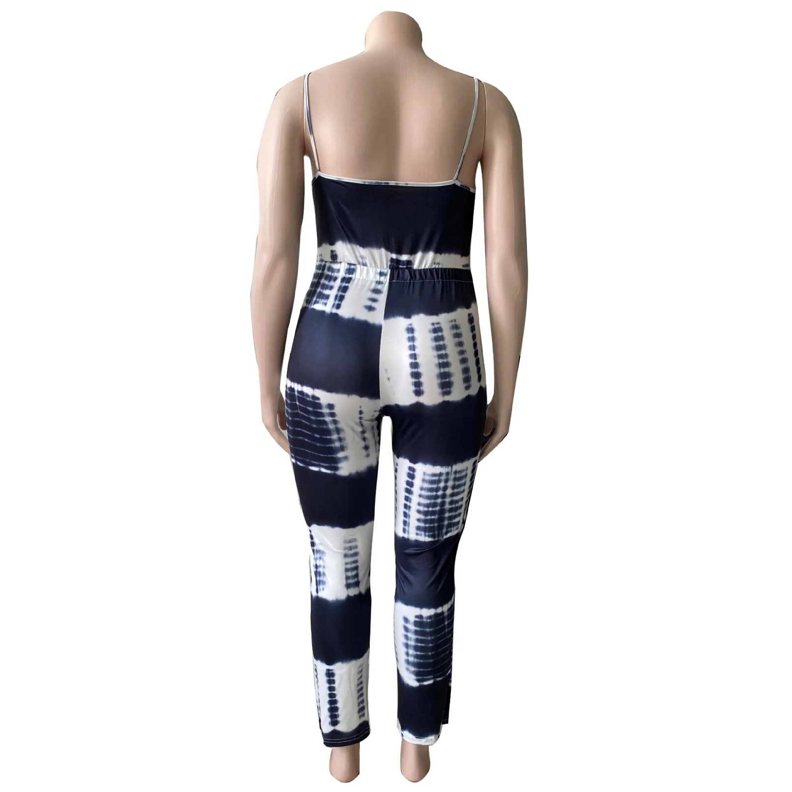 

Plus Size Jumpsuits and Rompers For Women 3XL 4XL Spaghetti Strap V Neck High Waist Skinny Fashion Evening Night Club Clothes