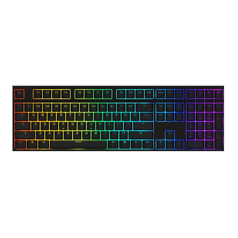 AKKO 3108S RGB подсветка игровая механическая клавиатура 108 клавиш PBT 85% клавишный