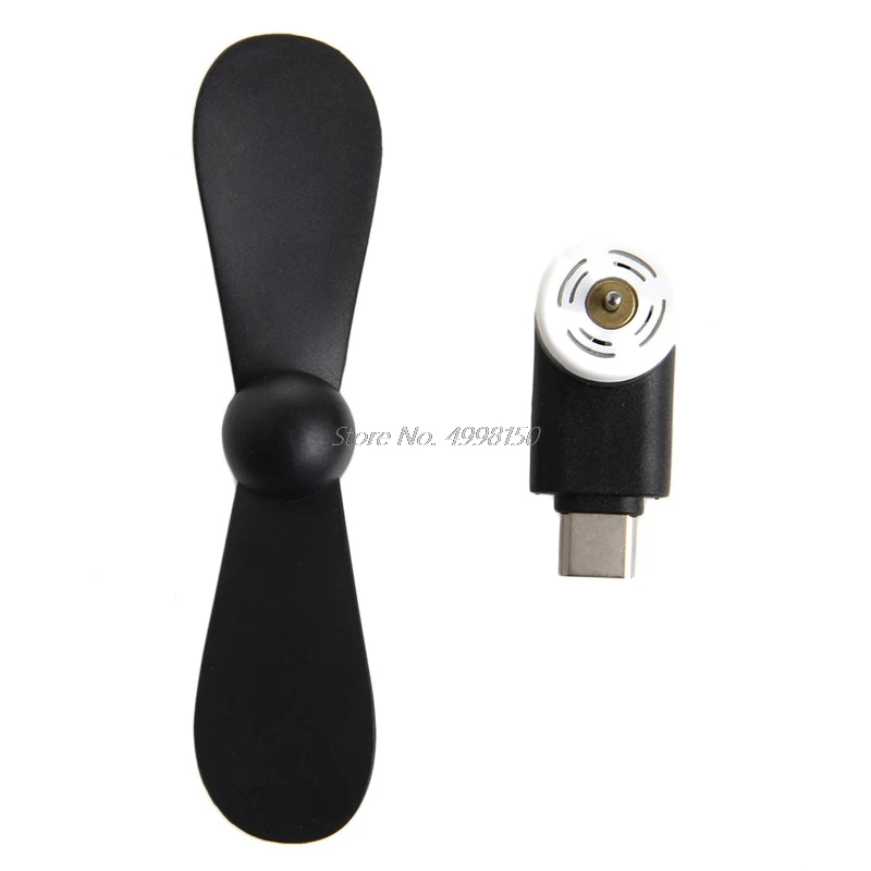 1 шт. Мини Портативный Тип C мобильный телефон Вентилятор охлаждения Супер