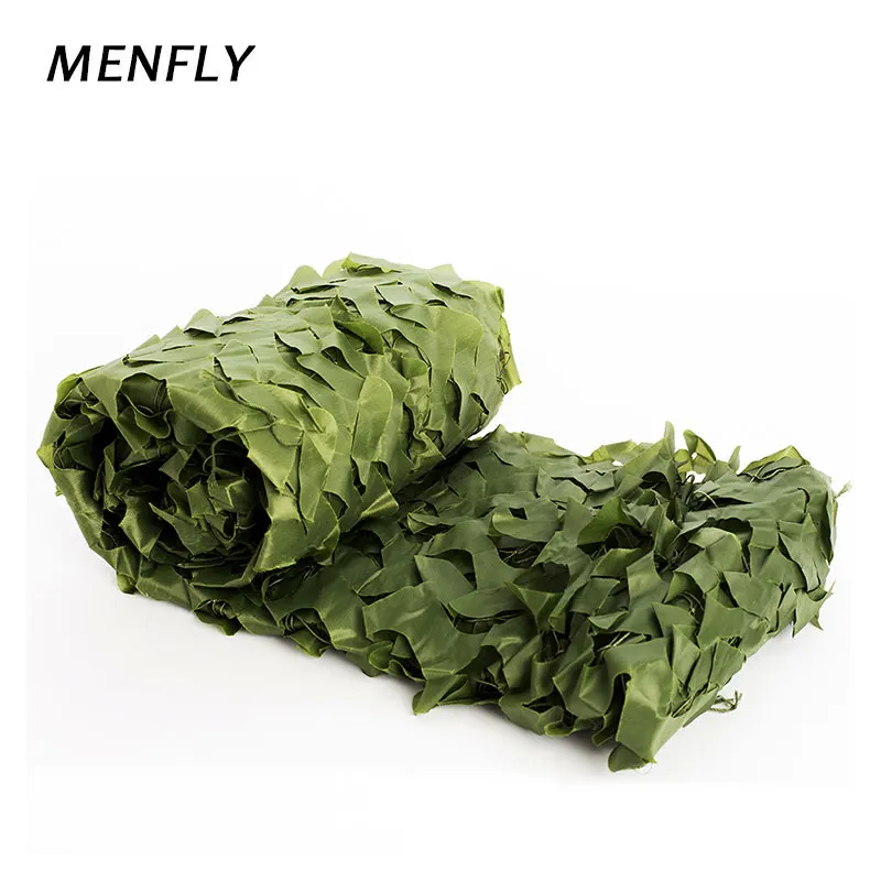 MENFLY чисто зеленый лес украшение Охота камуфляж Кемпинг камуфляжная сетка