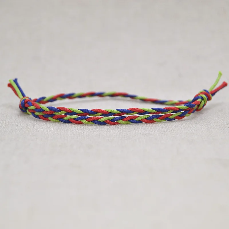 Браслеты и обручи ручной работы из вощеной струны браслеты дружбы для женщин