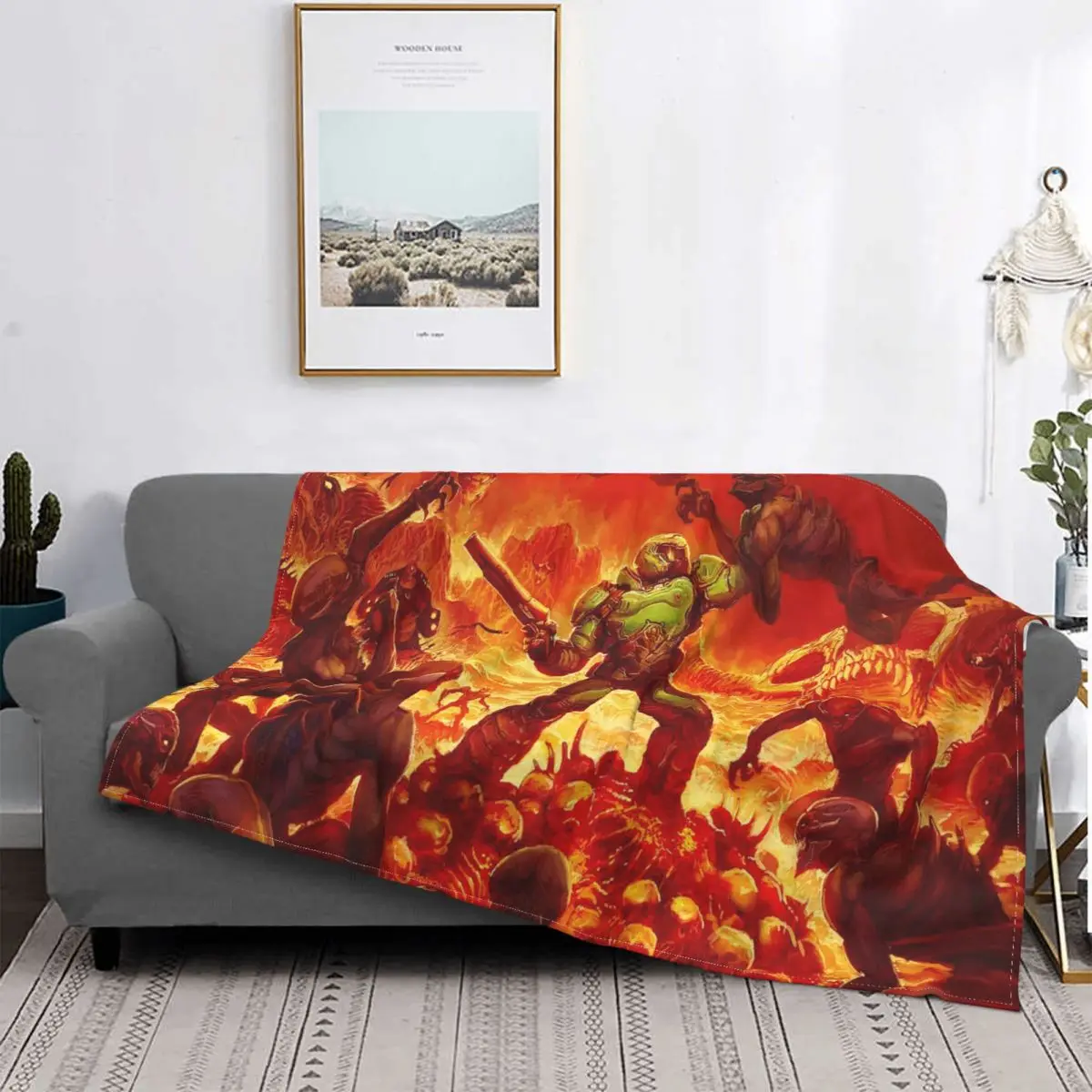 

Самые мощные фигурные одеяла Doom, коралловый флис, плюшевый текстиль, игровой One Ps4 Pc Ns, пледы, одеяла для кровати, кушетки, покрывала