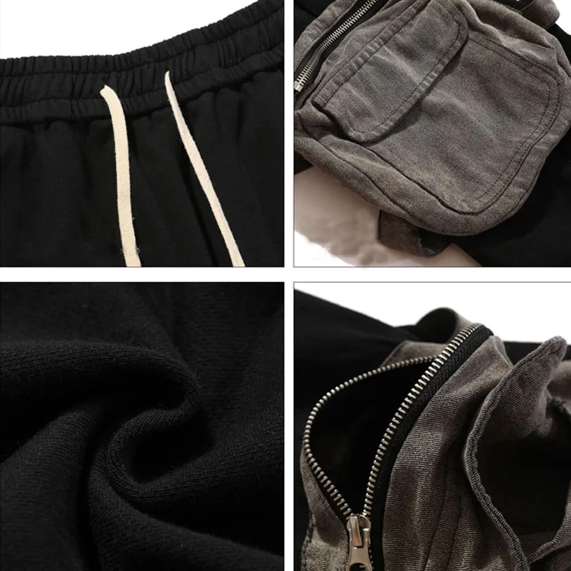 

Male Sports Trousers Pants Multi-pocket Loose Casual Streetwear Hip Hop Cargo Pant for Men Women Jogger Sweatpants High Street