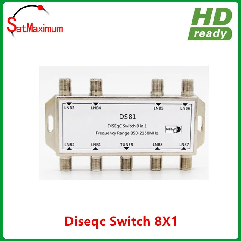 Тарелка спутникового сигнала DiSEqC LNB комбайнер 8 переключений на 1|diseqc switch 8|signal