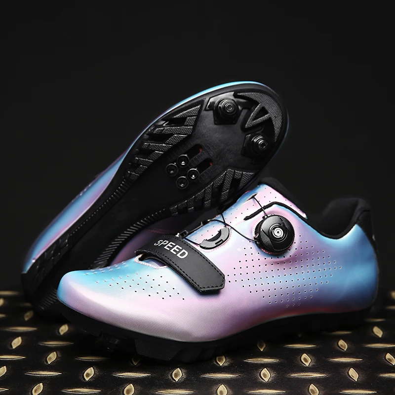 

Professional Self-locking Mountain Bike Shoes For Men Sneakers Women Outdoor Breathable Non-slip Self-locking Bicycle Shoes