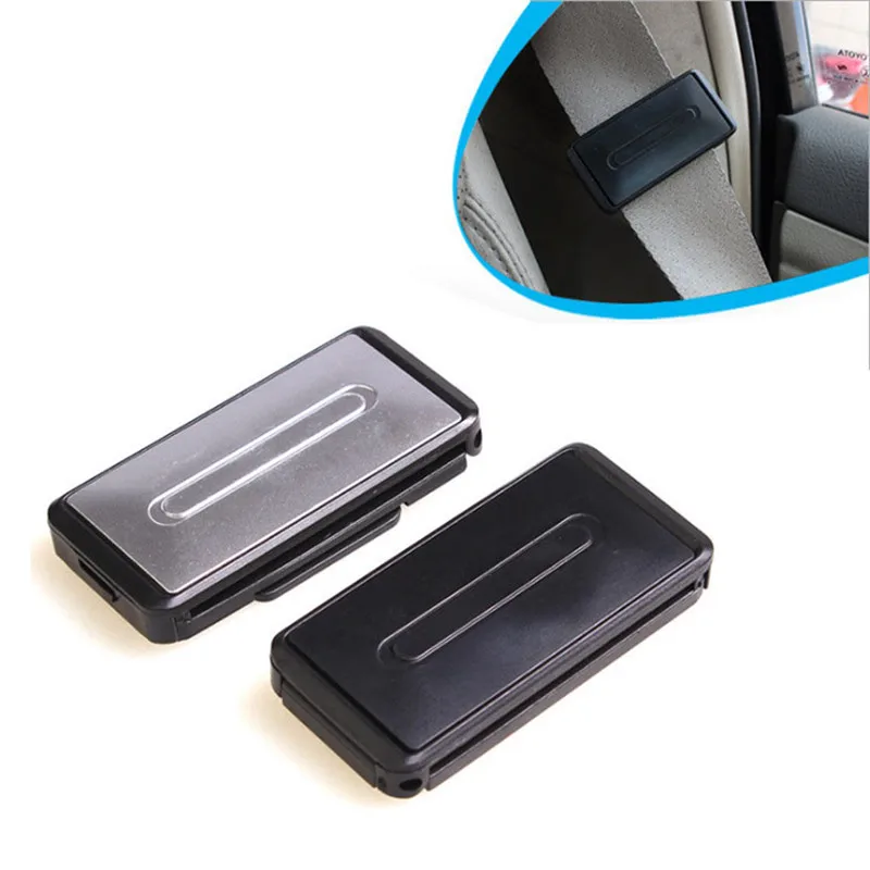 

2 Pcs Adjustable Car Safety Seat Belts Holder Stopper Buckle Clamp Portable Vehicle Safety Belt Clip Car Interior Accessories